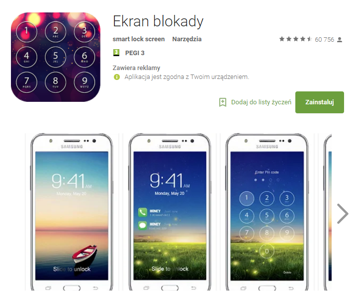 ekran blokady, bezpieczeństwo, smartfon, android, Ekantor.pl