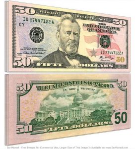 50 dolarów, dolar, dolar amerykański, USD, wymiana dolara, kurs dolara, sprzedaż dolara, dolar kupno, Ekantor.pl