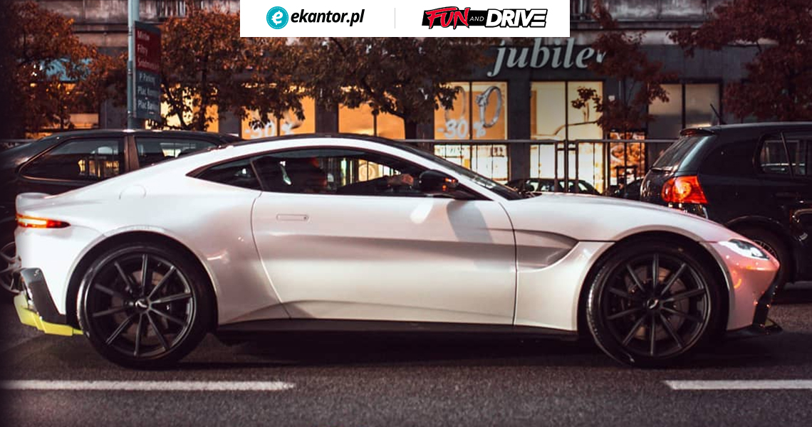 Aston Martin Vantage, Fun&Drive, samochód, test samochodu, auta, ile kosztuje, wymiana walut, Ekantor.pl