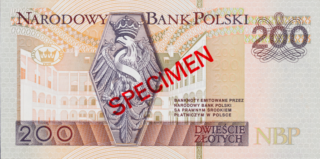 200zl, rewers, banknot, banknoty polskie, pieniądze, wymiana walut, Ekantor.pl