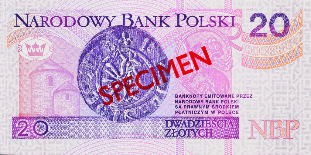 rewers, banknot, 20 zł, polskie banknoty, wymiana walut, Ekantor.pl