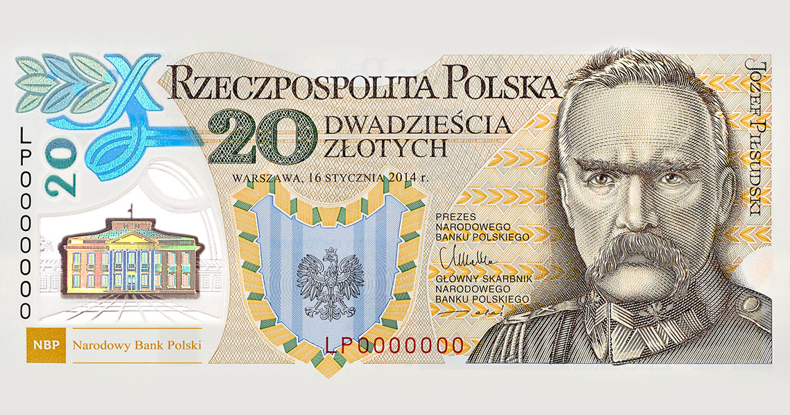 banknot, 20 zł, pieniądze, NBP, Ekantor.pl