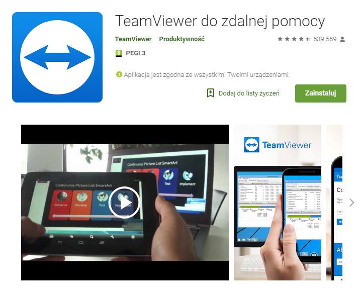 TeamViewer do zdalnej pomocy aplikacja do pracy zarządzanie czasem chat ekantor.pl